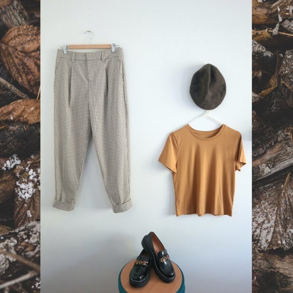 Banana Republic Check Pants - Picture 1 of 11